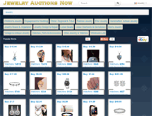 Tablet Screenshot of jewelryauctionsnow.com